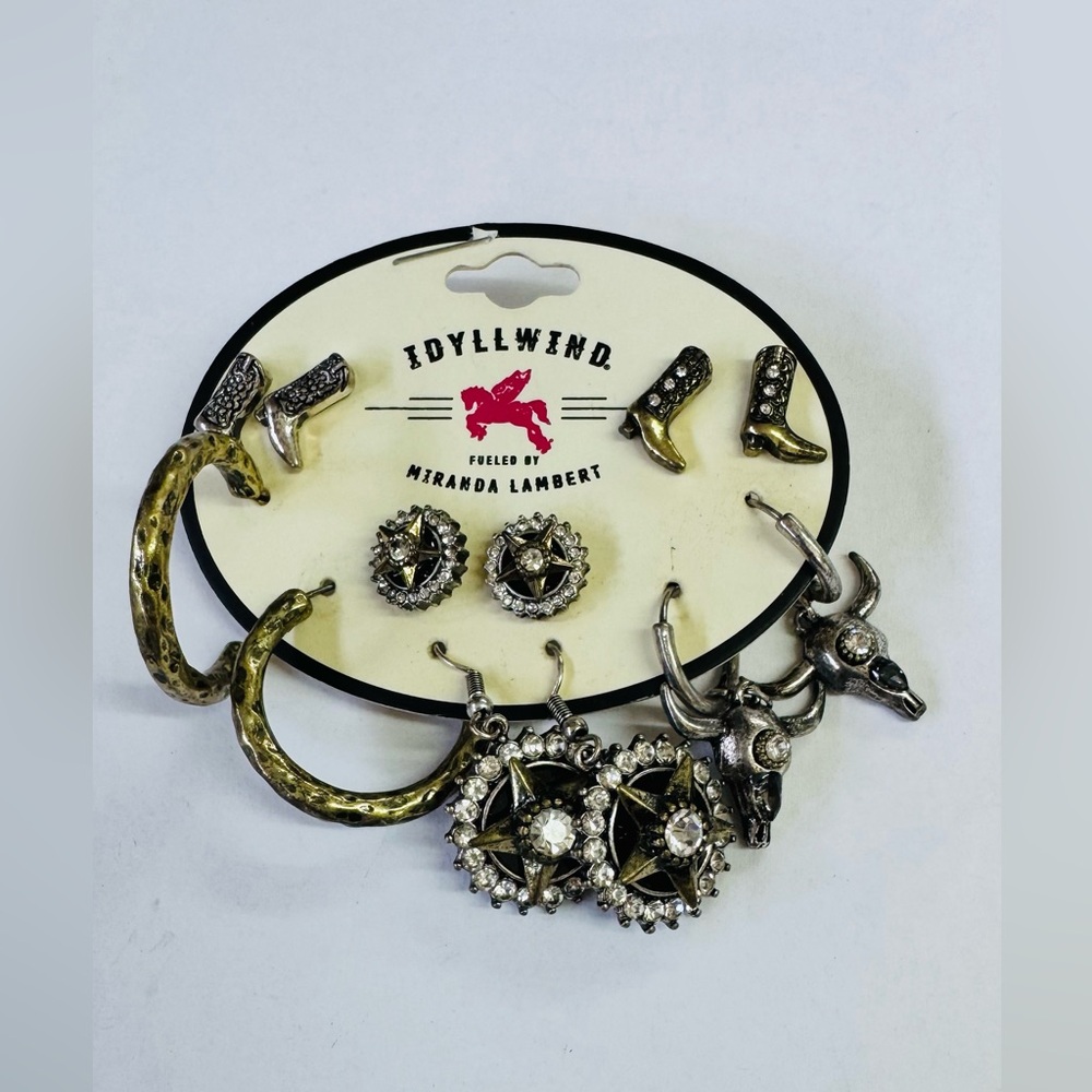 Idyllwind Women's Earring Set - Gold and Silver Tones